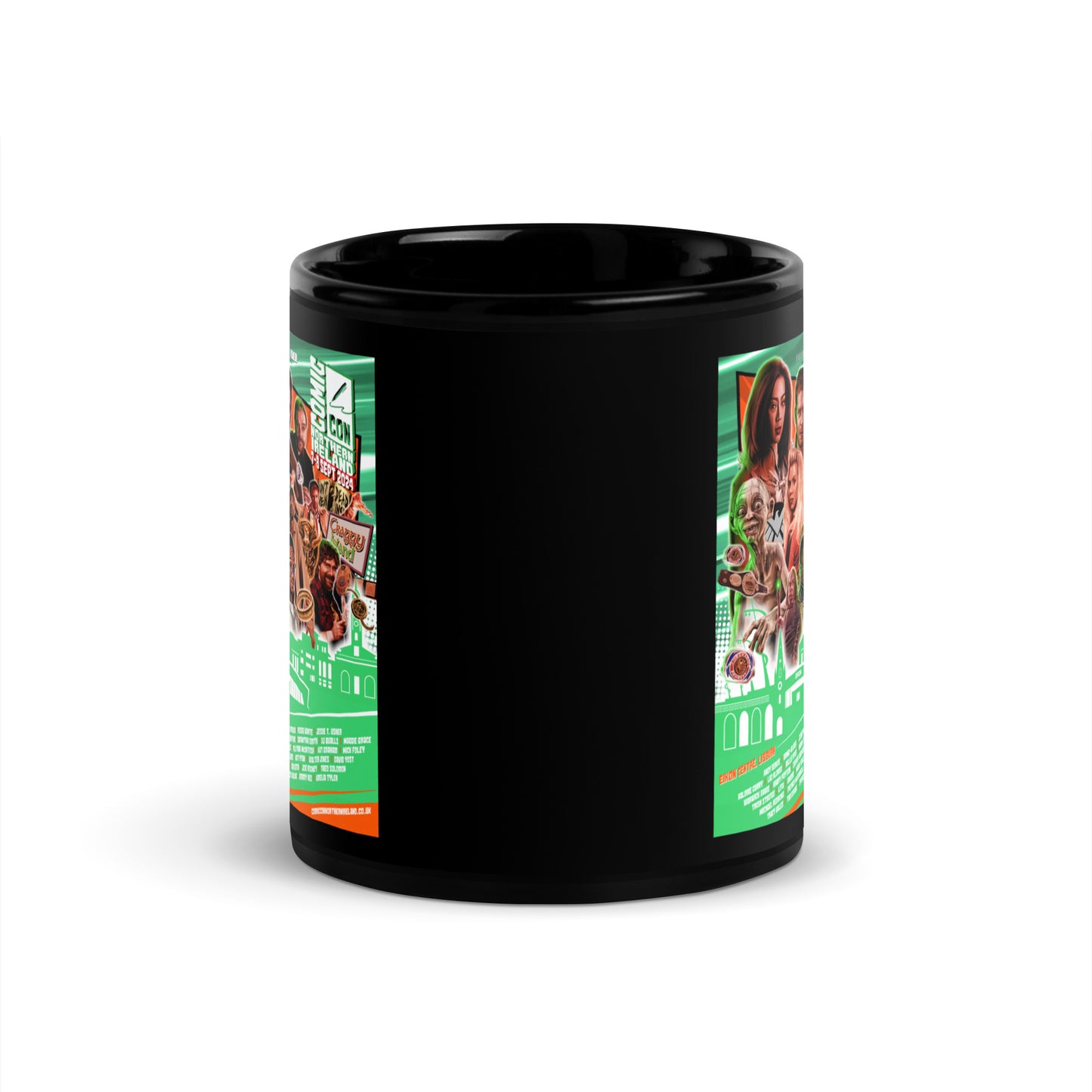 Northern Ireland Comic-Con SEPT 2024 Black Glossy Mug