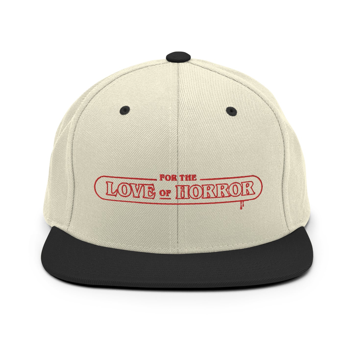 For The Love Of Horror Logo Snapback Hat