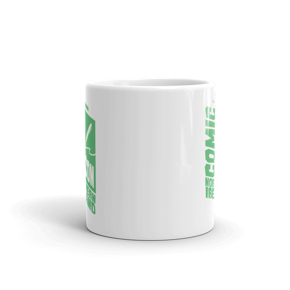 Northern Ireland Comic Con White Glossy Mug
