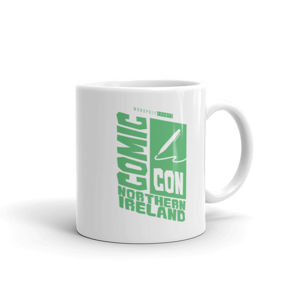 Northern Ireland Comic Con White Glossy Mug