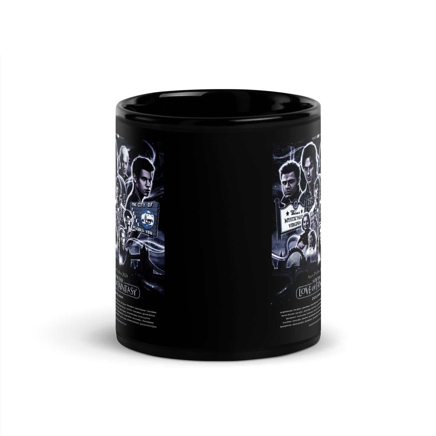 For The Love Of Fantasy August 2024 London Event Black Glossy Mug