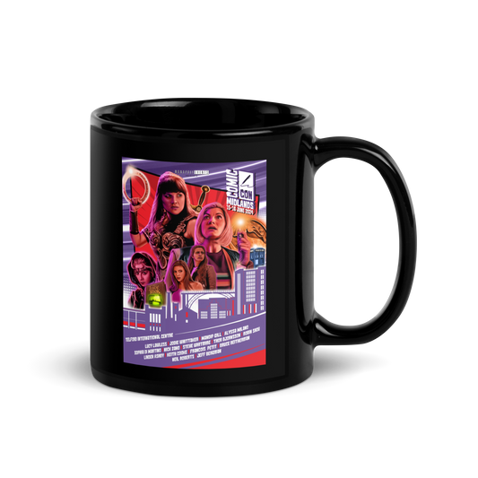 Midlands June 2024 Black Glossy Mug
