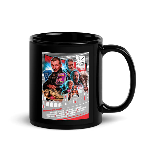 Yorkshire June 2024 Black Glossy Mug