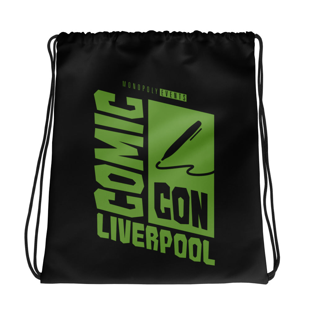 Liverpool Comic Con Logo Drawstring bag