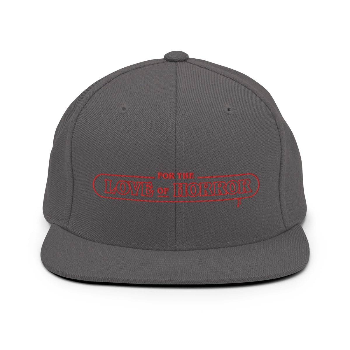 For The Love Of Horror Logo Snapback Hat