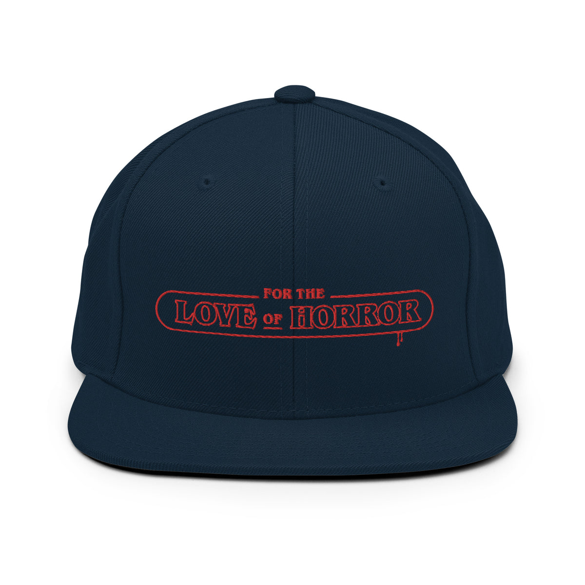 For The Love Of Horror Logo Snapback Hat