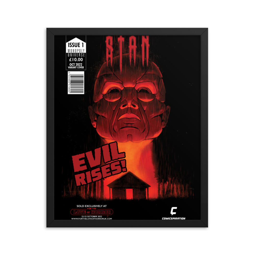 For The Love Of Horror Stan Variant Cover Framed Poster