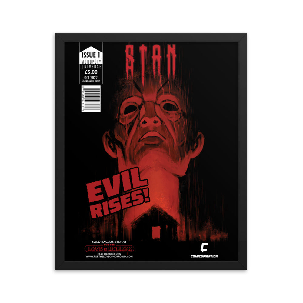 For The Love Of Horror Stan Standard Cover Framed Poster