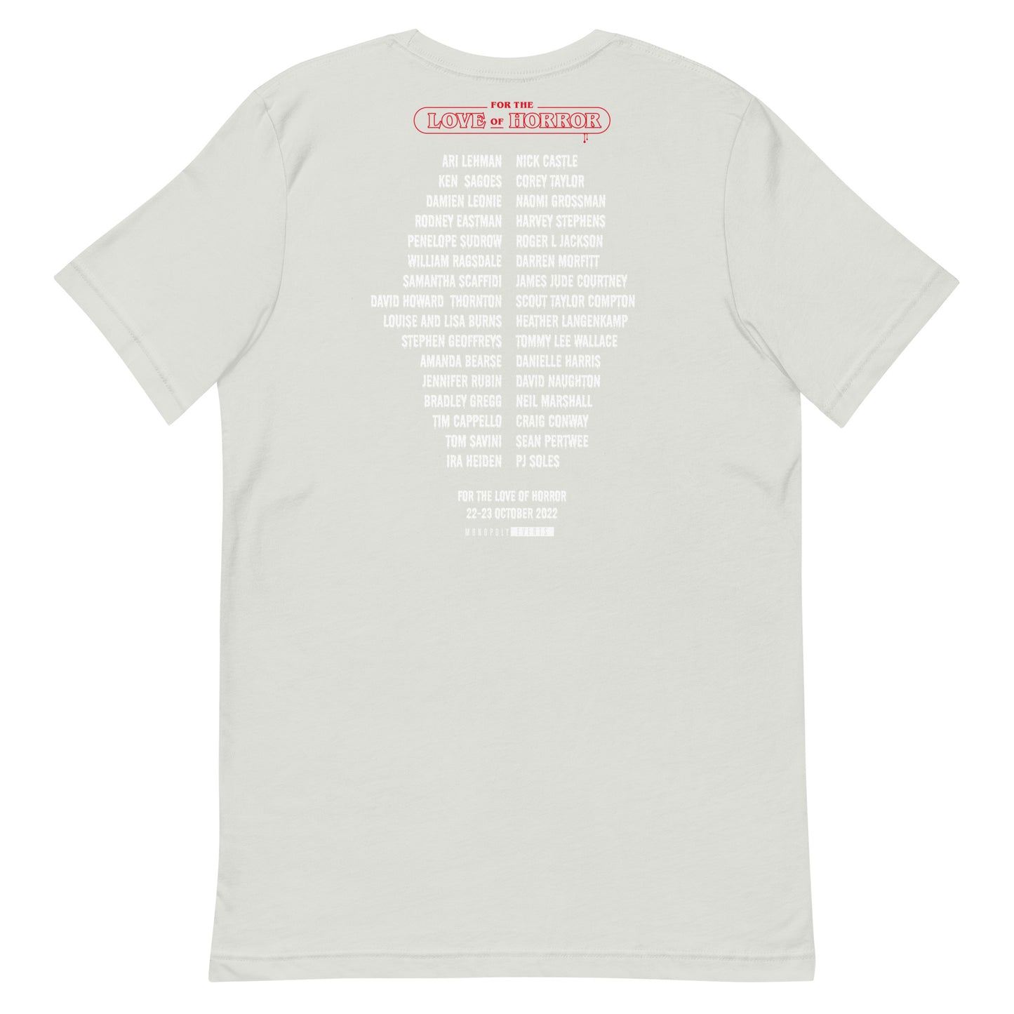 For The Love Of Horror Unisex T-Shirt