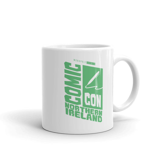 Northern Ireland Comic Con White Glossy Mug