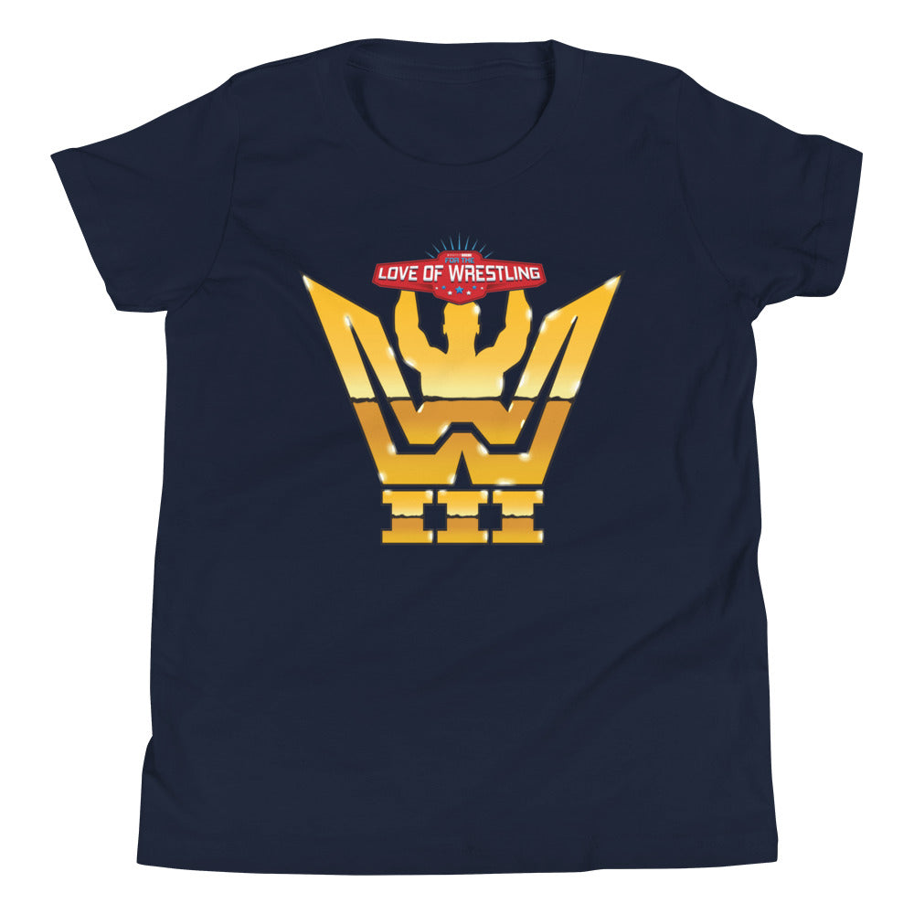 FTL Wrestling III 2023 Logo Youth Short Sleeve T-Shirt